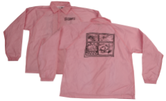 SK8RATS Pizza Rat WindBreaker Jacket Pink
